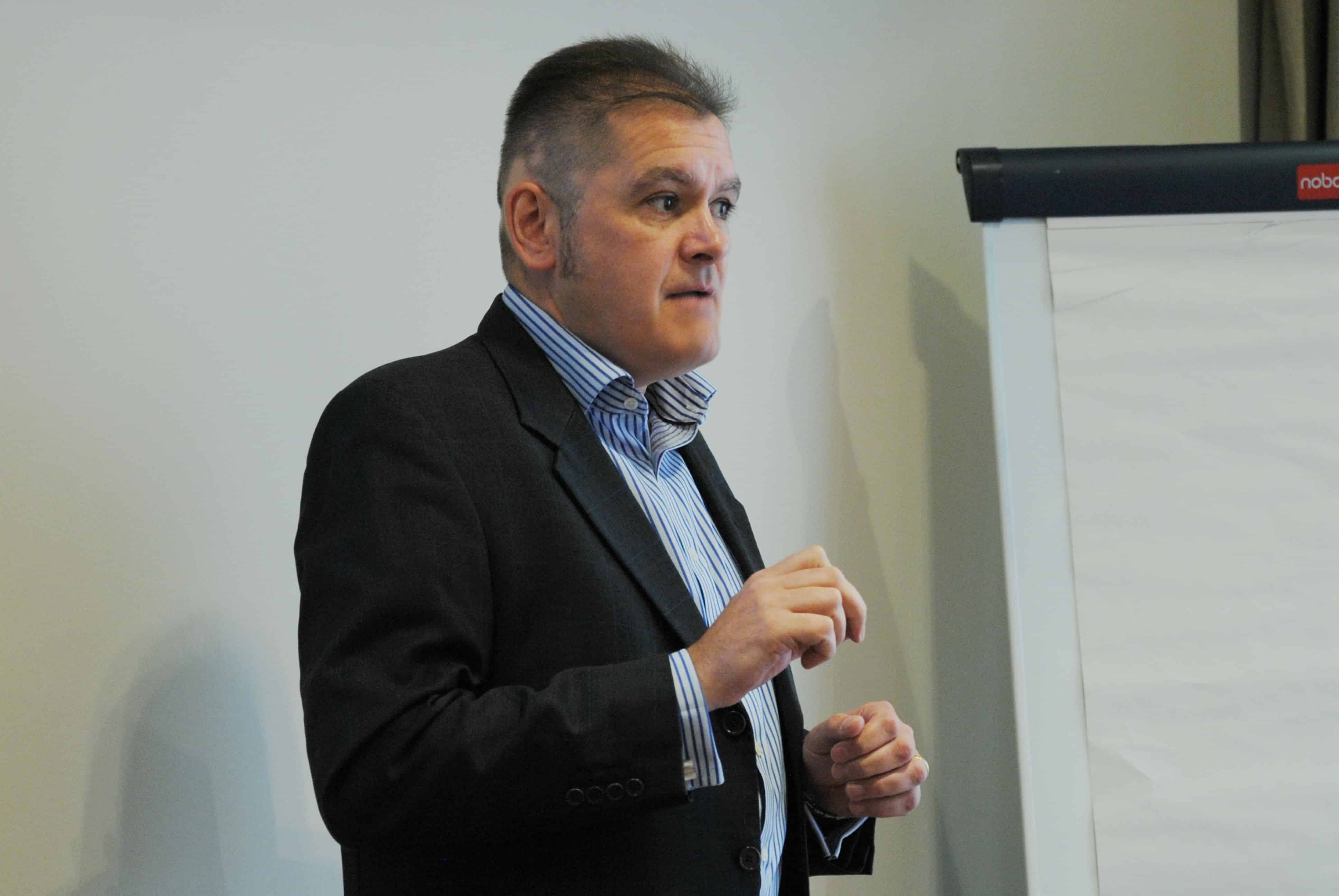 James presenting at a “Business Planning – 10 tips to maximise value and reduce tax” seminar.