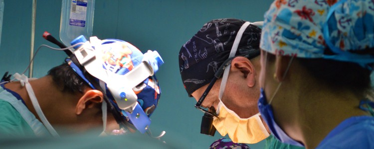 surgeons in the operating theatre